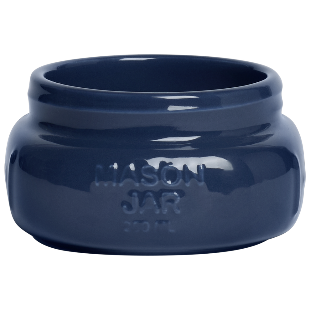 Farmers Market - Short/Wide Mason Jar - Indigo