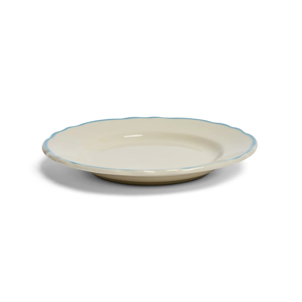 Skyblue Scallop - App Plate