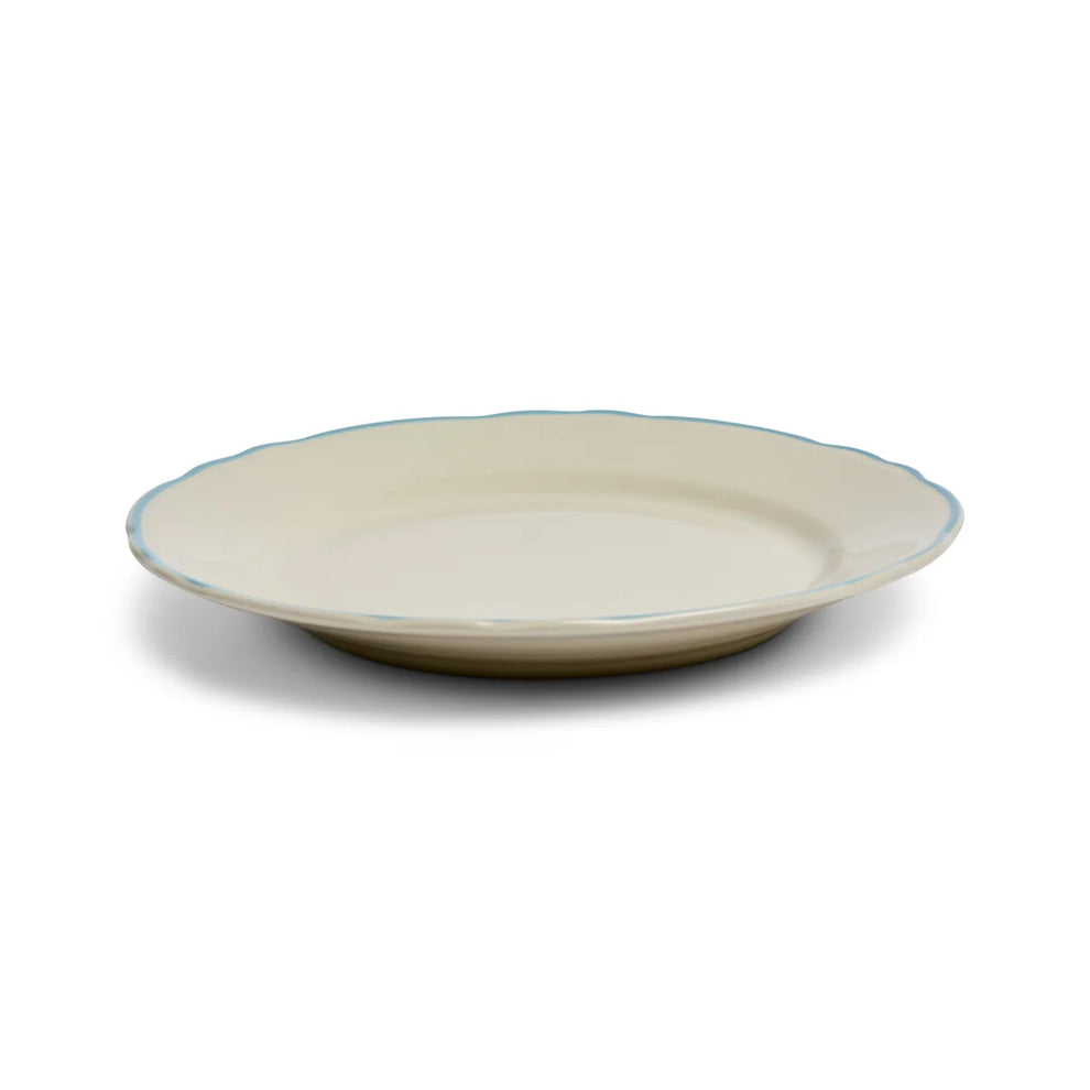 Skyblue Scallop - Main Plate