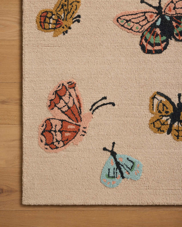 Rifle Paper Co x Loloi Highgrove Rug - Butterfly House Blush