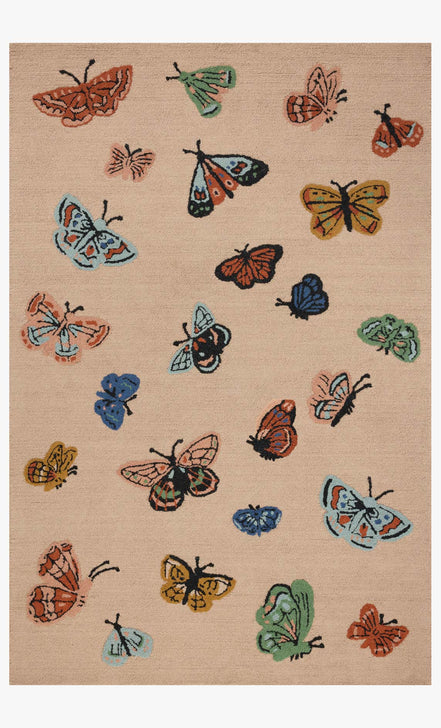 Rifle Paper Co x Loloi Highgrove Rug - Butterfly House Blush