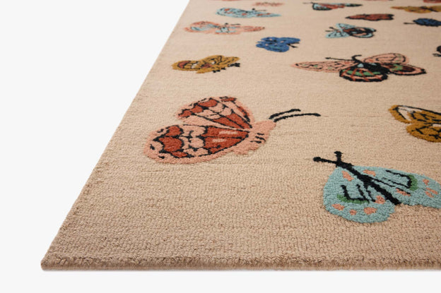 Rifle Paper Co x Loloi Highgrove Rug - Butterfly House Blush