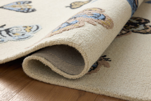 Rifle Paper Co x Loloi Highgrove Rug - Butterfly House Cream