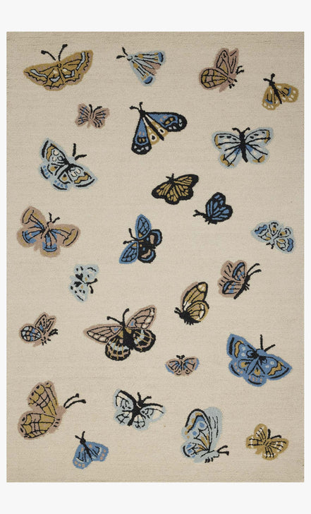Rifle Paper Co x Loloi Highgrove Rug - Butterfly House Cream