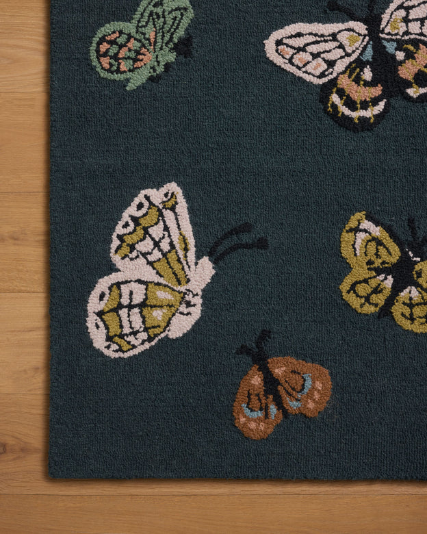 Rifle Paper Co x Loloi Highgrove Rug - Butterfly House Teal