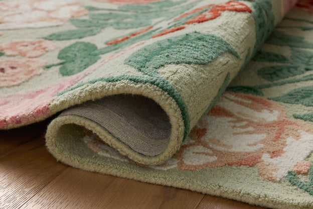 Rifle Paper Co x Loloi Highgrove Rug - Roses Mint