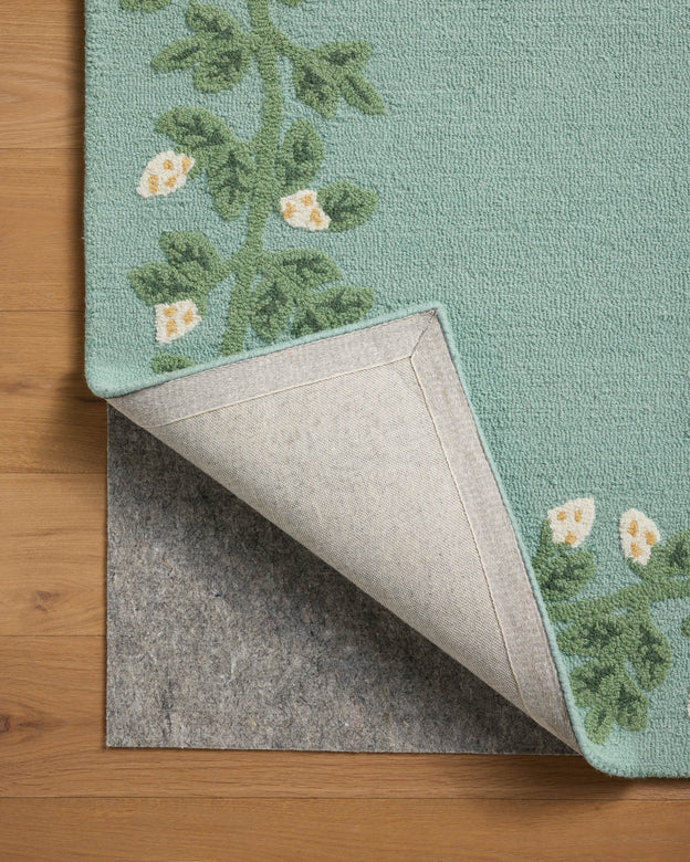 Rifle Paper Co x Loloi Highgrove Rug - Climbing Vines Blue
