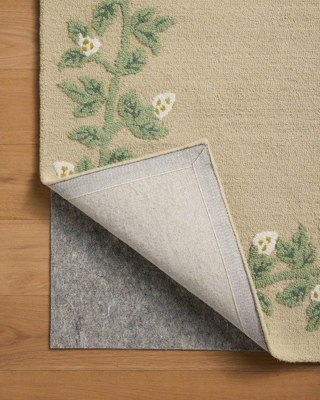 Rifle Paper Co x Loloi Highgrove Rug - Climbing Vines Cream