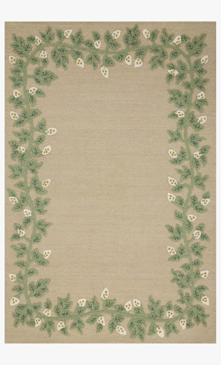 Rifle Paper Co x Loloi Highgrove Rug - Climbing Vines Cream