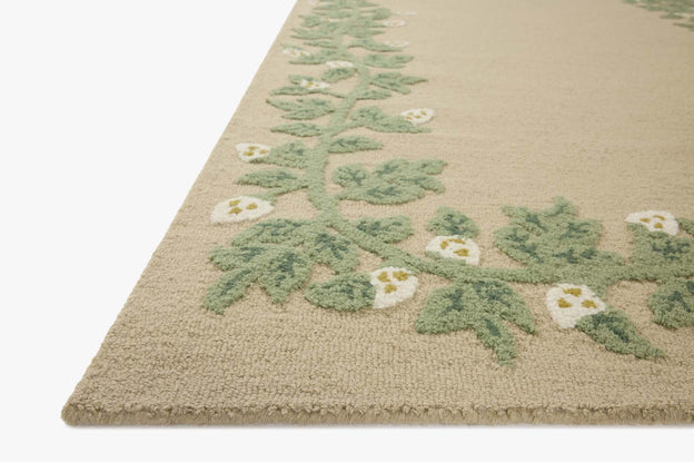 Rifle Paper Co x Loloi Highgrove Rug - Climbing Vines Cream