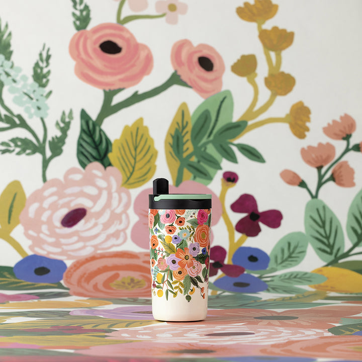 Rifle Paper Co x Corkcicle Kids Cup- Garden Party Cream
