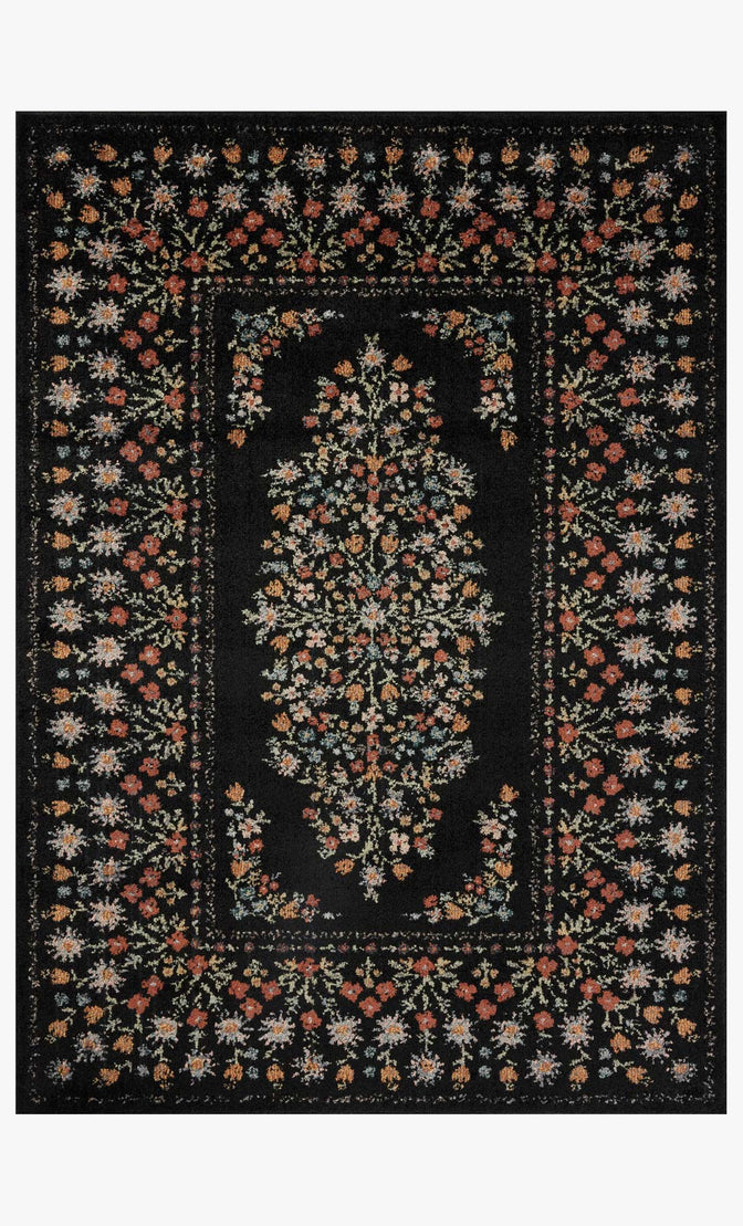 Rifle Paper Co x Loloi Laurel Rug - Eleanor Black