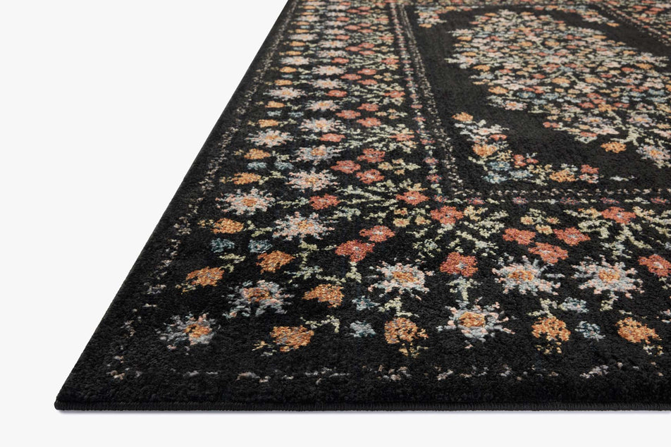 Rifle Paper Co x Loloi Laurel Rug - Eleanor Black