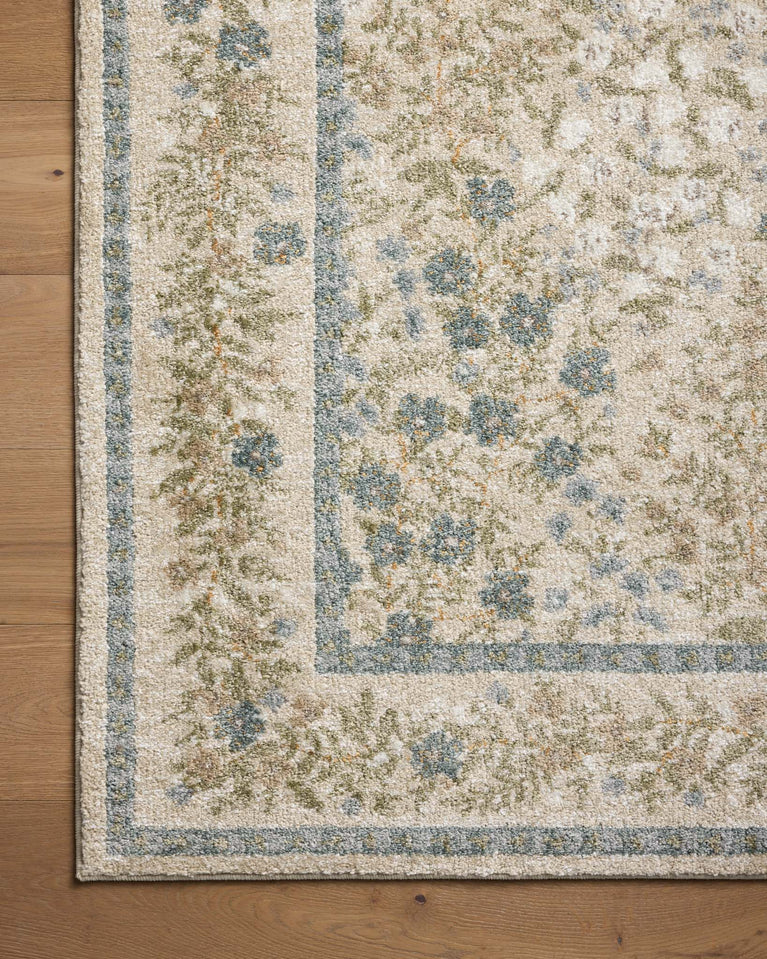 Rifle Paper Co x Loloi Laurel Rug - Wildwood Garden Cream