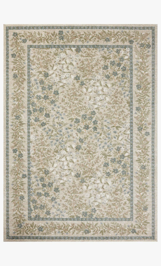 Rifle Paper Co x Loloi Laurel Rug - Wildwood Garden Cream