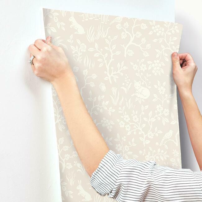 Magnolia Home Fox & Hare Wallpaper - Ella Rose
