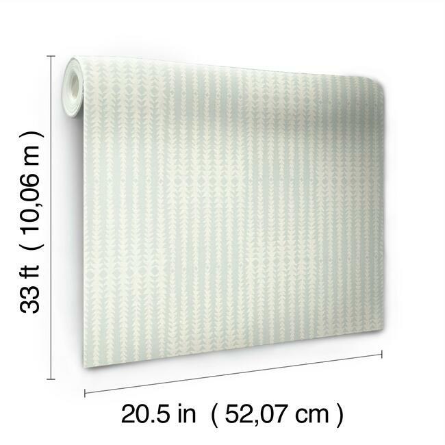 Magnolia Home Vantage Point Wallpaper - Light Blue