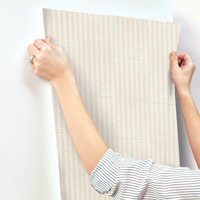 Magnolia Home Vantage Point Wallpaper - Soft Pink
