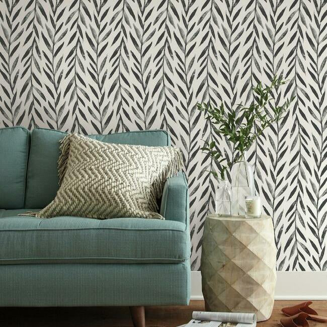 Magnolia Home Willow Wallpaper - Black