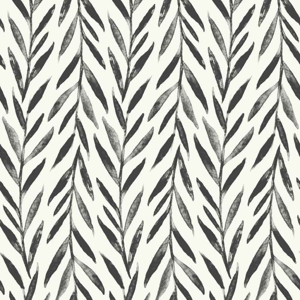 Magnolia Home Willow Wallpaper - Black