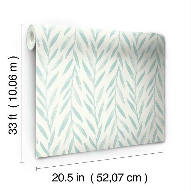 Magnolia Home Willow Wallpaper - Mariner Blue