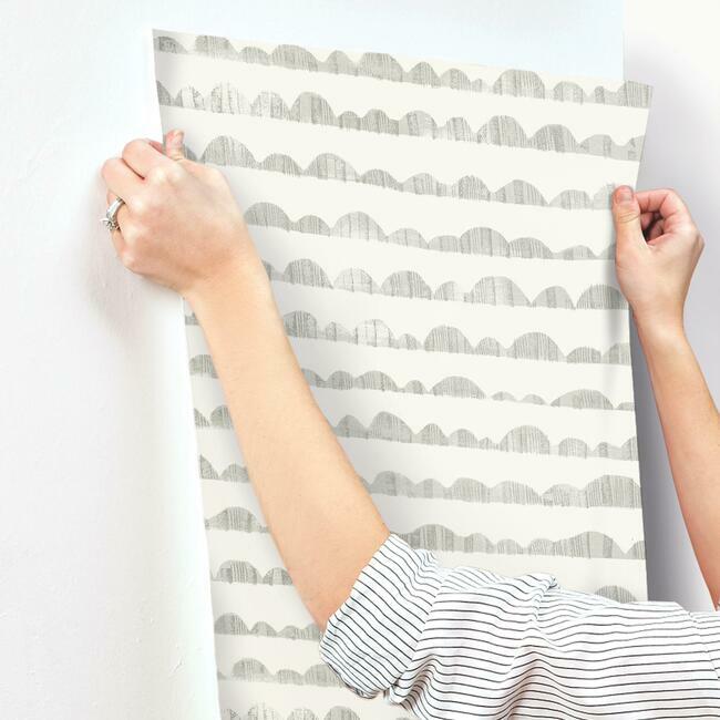 Magnolia Home Hill & Horizon Wallpaper - Gray