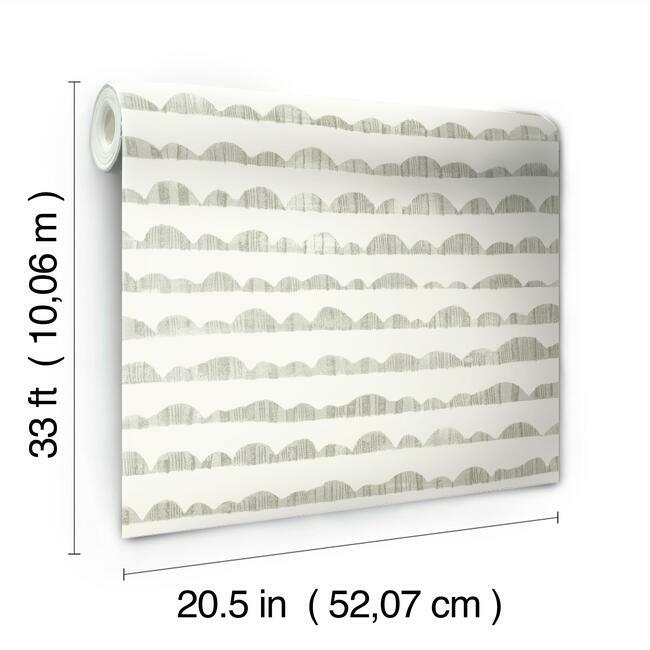 Magnolia Home Hill & Horizon Wallpaper - Gray