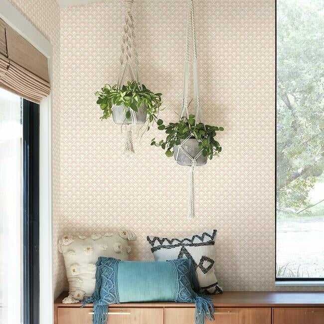 Magnolia Home Stacked Scallops Wallpaper - Ella Rose