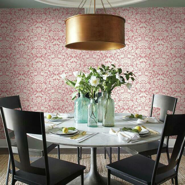 Magnolia Home Fairy Tales Wallpaper - Pink Coral