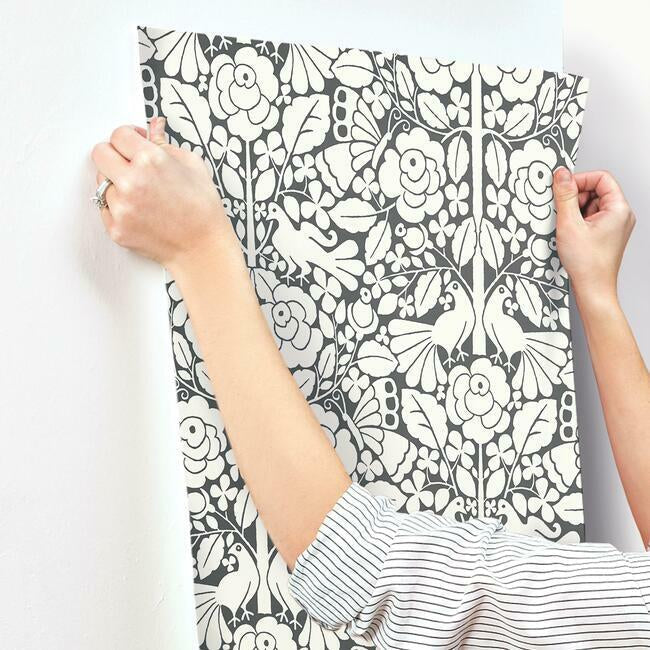 Magnolia Home Fairy Tales Wallpaper - Black