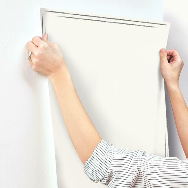 Magnolia Home Hopscotch Inverse Wallpaper - White