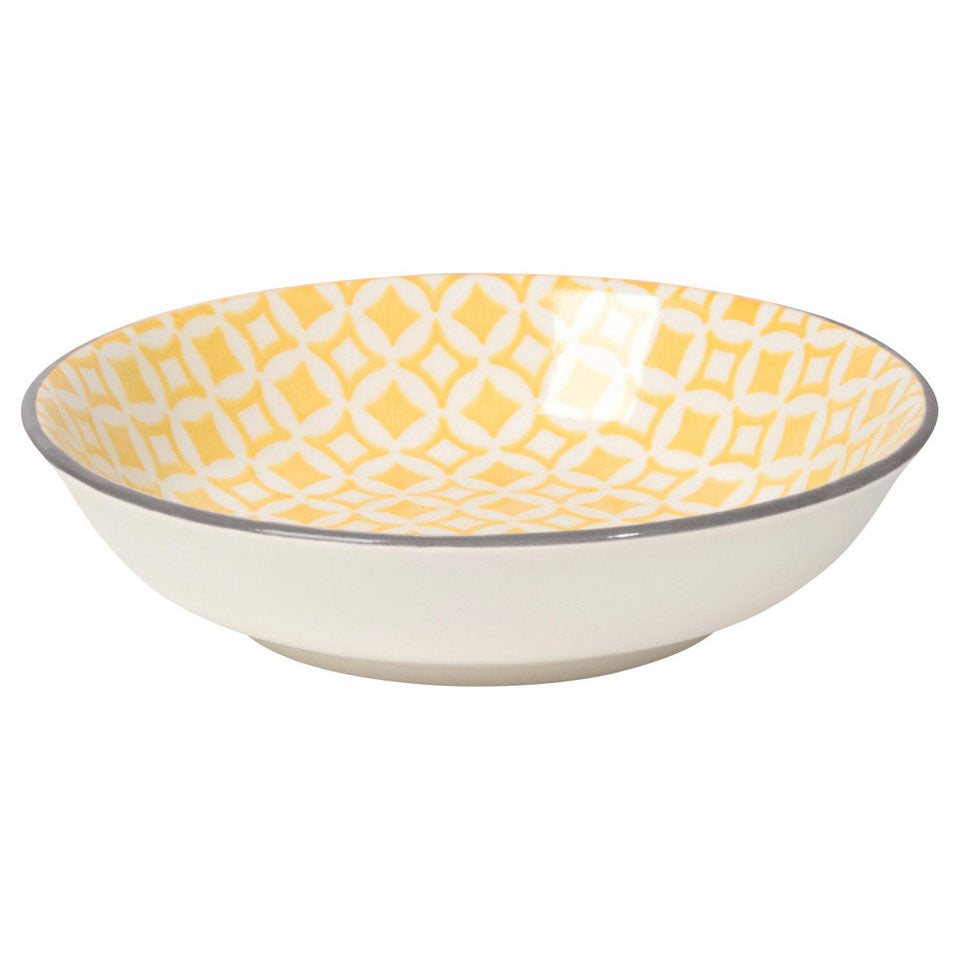 Dip Bowl - Yellow Diamond