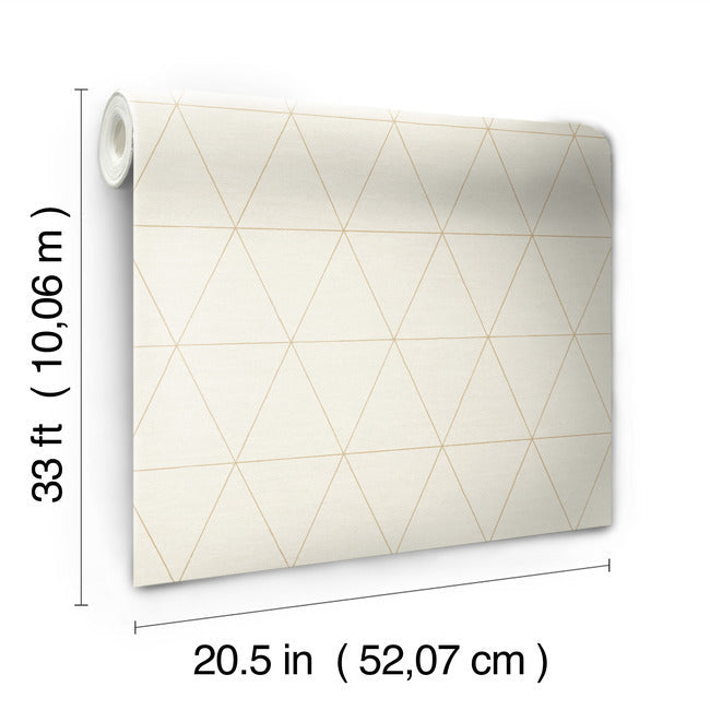 Magnolia Home Ridge Wallpaper - Whitewash