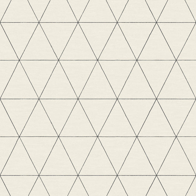 Magnolia Home Ridge Wallpaper - White and Black