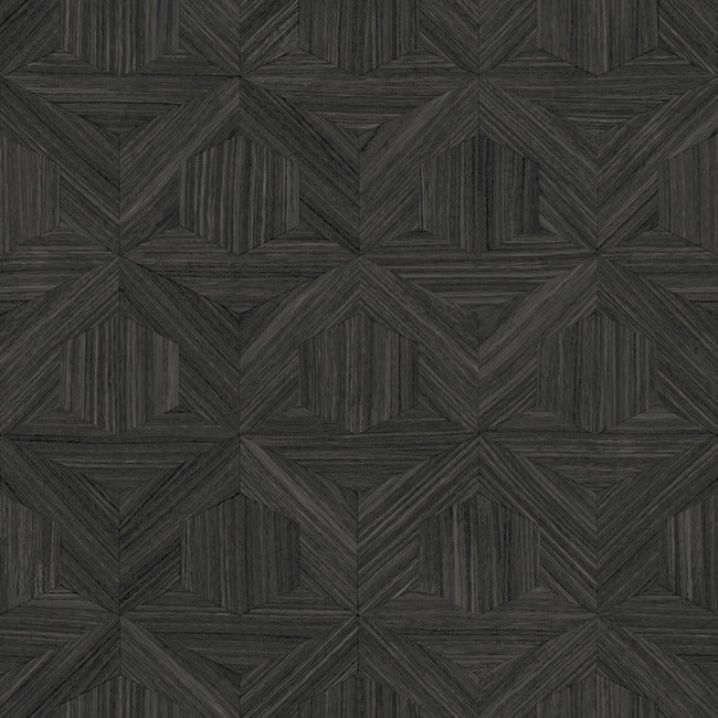 Magnolia Home Parquet Wallpaper - Midnight