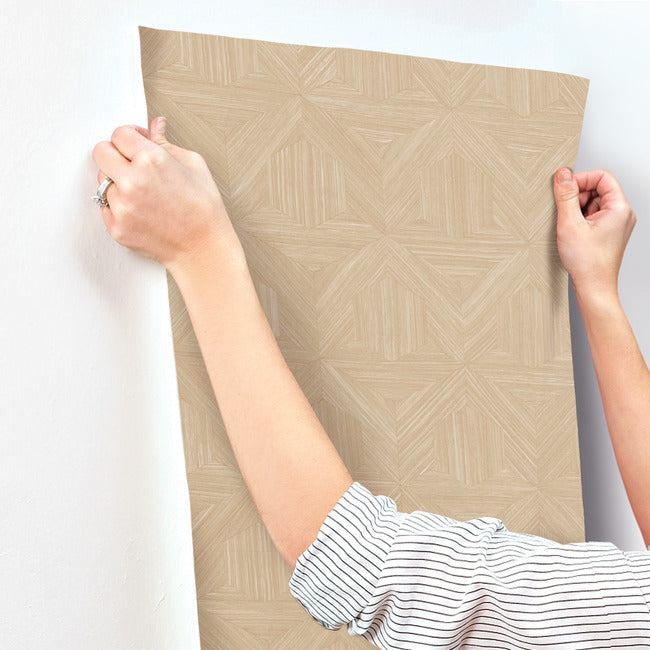 Magnolia Home Parquet Wallpaper - Oak