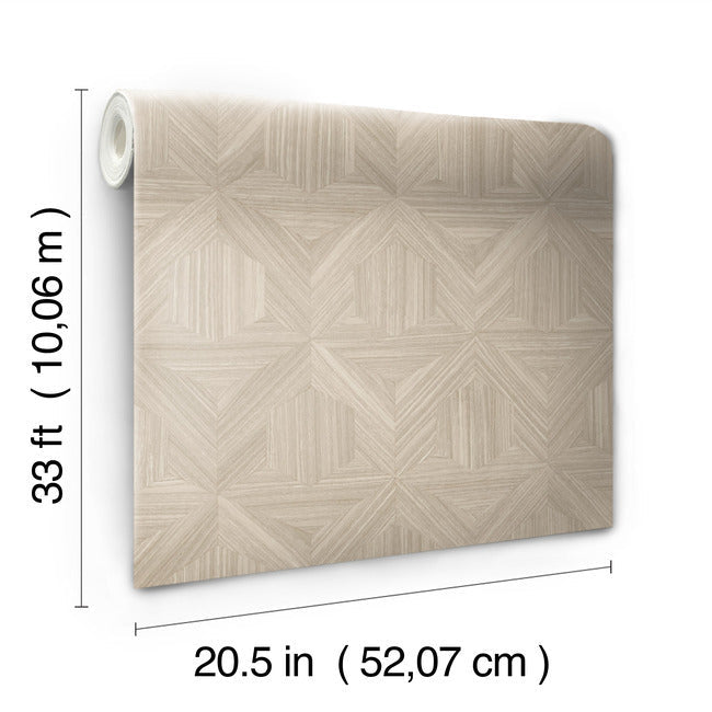 Magnolia Home Parquet Wallpaper - Cottage
