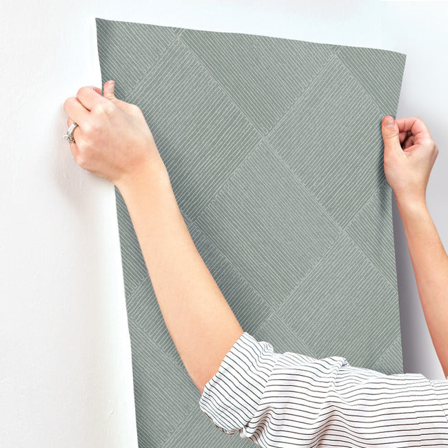 Magnolia Home Channel Wallpaper - Denim