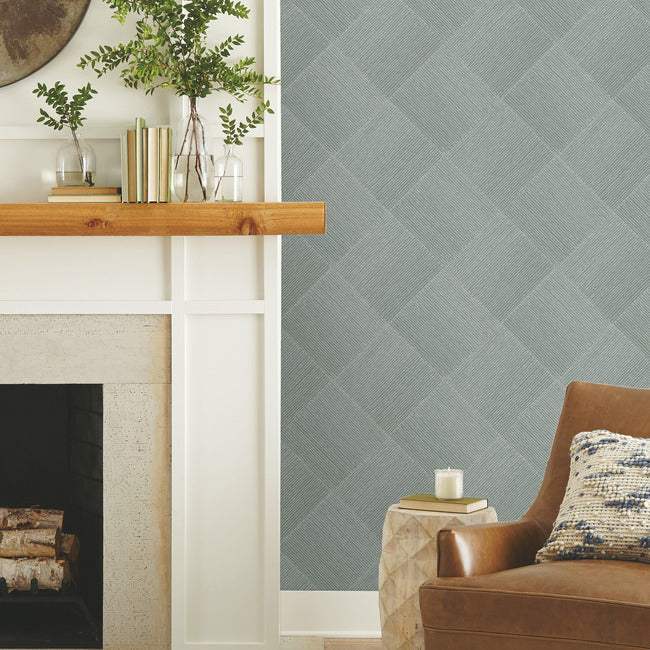 Magnolia Home Channel Wallpaper - Denim