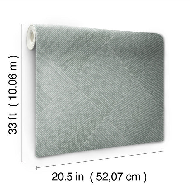 Magnolia Home Channel Wallpaper - Denim