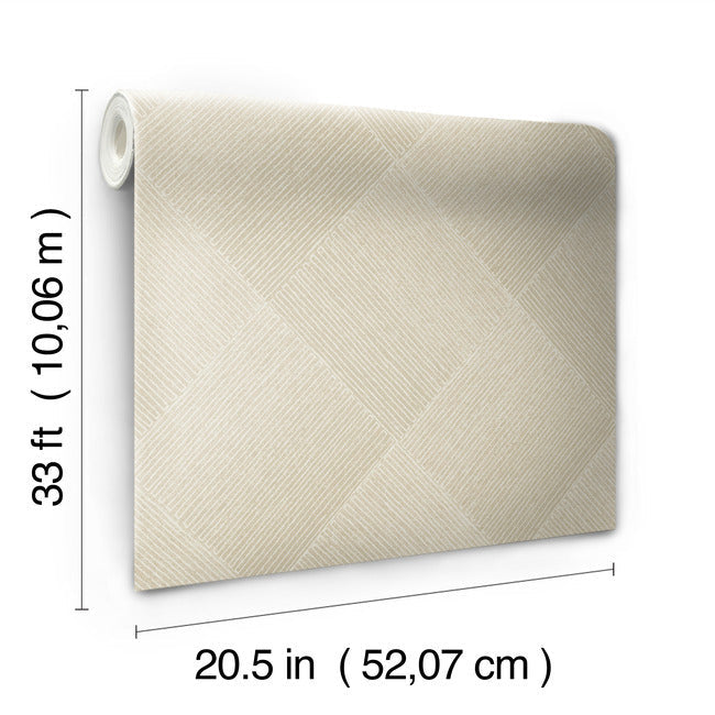 Magnolia Home Channel Wallpaper - Oat