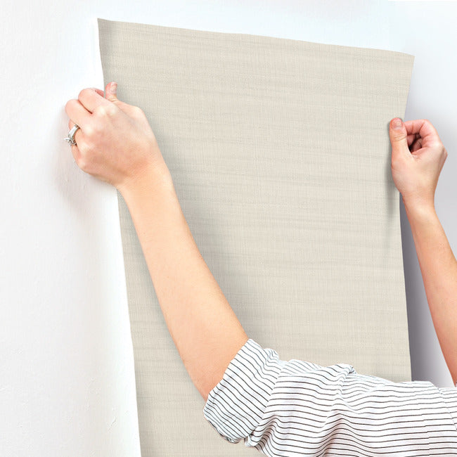 Magnolia Home Washed Linen Wallpaper - Cotton