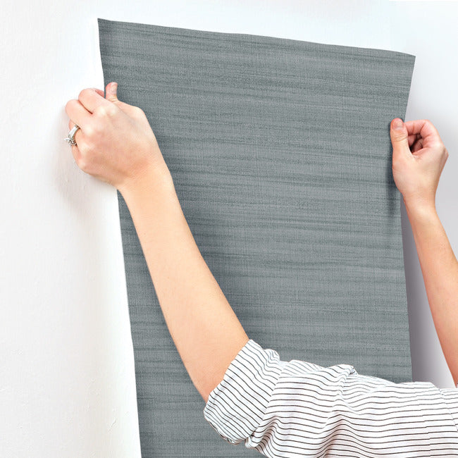 Magnolia Home Washed Linen Wallpaper - Denim