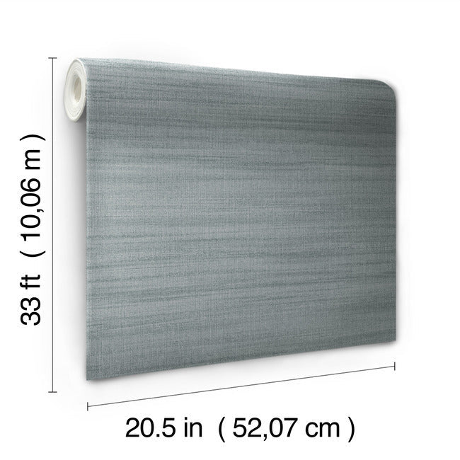 Magnolia Home Washed Linen Wallpaper - Denim