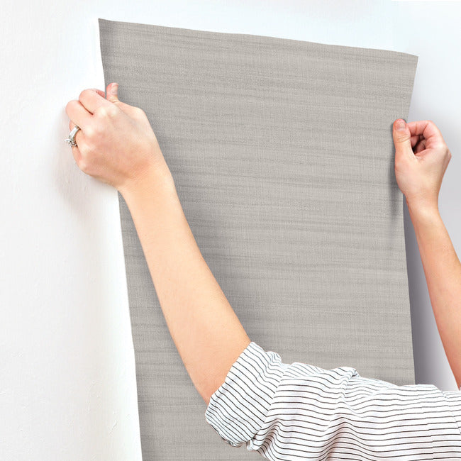 Magnolia Home Washed Linen Wallpaper - Gravel