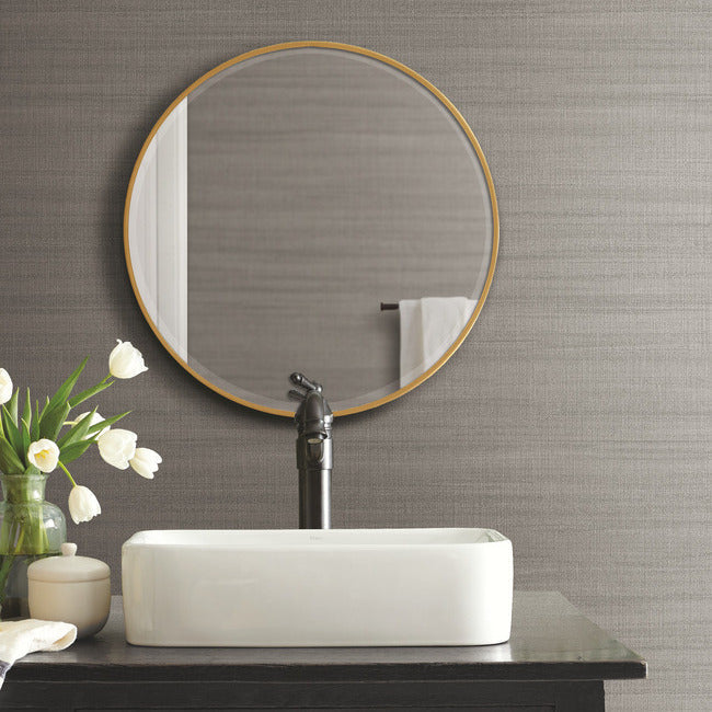 Magnolia Home Washed Linen Wallpaper - Gravel