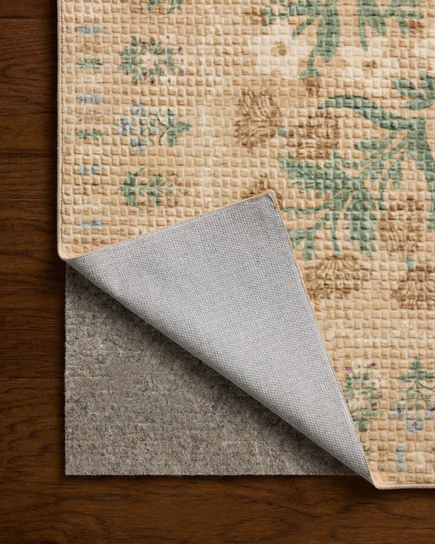 Rifle Paper Co x Loloi Orchard Charlotte Washable Rug - Sand