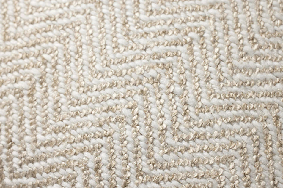 Jean Stoffer x Loloi Flange Pillow Ivory (Set of 2)