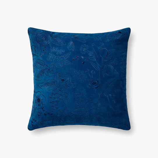 Rifle Paper Co x Loloi Colette Pillow - Navy (Set of 2)