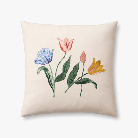 Rifle Paper Co x Loloi Tulip Pillow (Set of 2)